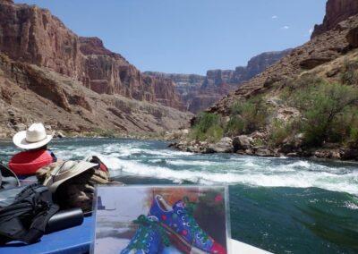 Danielle Genzoli's Traveling Tennies in Colorado River 1