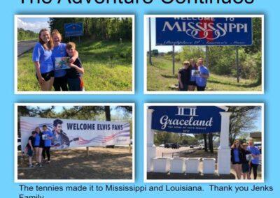 Danielle Genzoli's Traveling Tennies in Mississippi