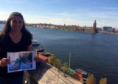Danielle Genzoli's Traveling Tennies in Stockholm, Sweden