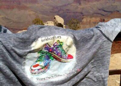Danielle Genzoli's Traveling Tennies in The Grand Canyon