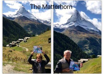 Danielle Genzoli's Traveling Tennies in The Matterhorn, Switzerland